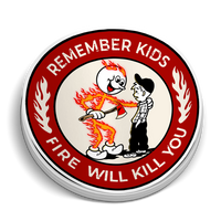 Remember Kids Fire Decal