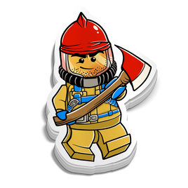 Mini Firefighter Sticker