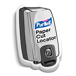 Purhell Papercut Locator Sticker