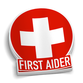First Aider Sticker