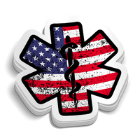 EMT American Flag Sticker