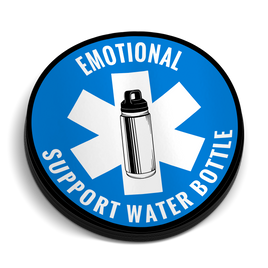Emotional Support Water Bottle Sticker