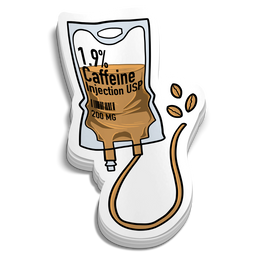 Powered by Drip Coffee Sticker