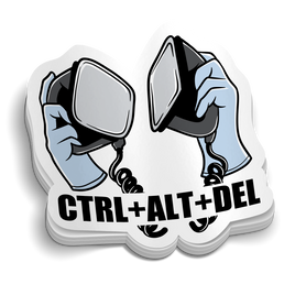 Ctrl-Alt-Del Sticker