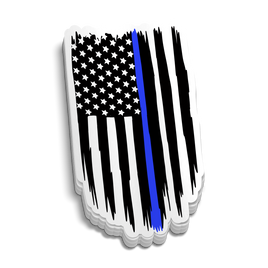 Blue Line Flag Sticker