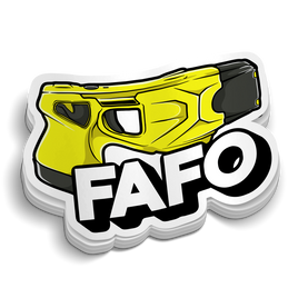FAFO Taser Police Sticker