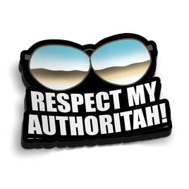 Respect My Authoritah Police Sticker