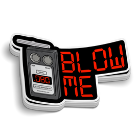 Blow Me Breathalyzer - Police LEO Sticker
