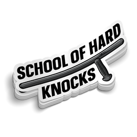 School of Hard Knocks Funny Police Sticker
