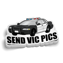 Send Vic Pics Funny Police Sticker