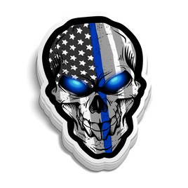 Police Skull | Fun Police Stickers