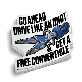 Free Convertible | Funny Firefighter EMS Stickers