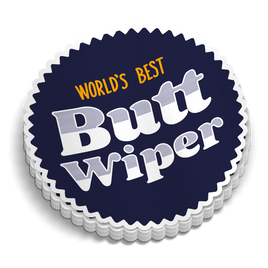 Butt Wiper | Funny Medical Stickers