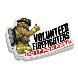 Volunteer Firefighters - Firefighter Stickers