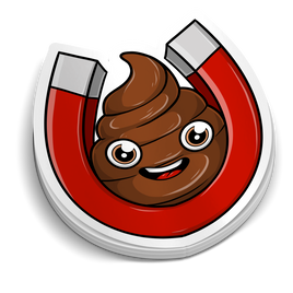 Sh!t Magnet - Funny Stickers