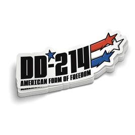 DD-214 Joe | Funny Military Stickers | Perfect for Tumblers