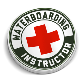 Waterboarding | Funny Military Stickers | Perfect for Windows