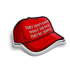 Classic DJT Quote | Funny Tumbler Stickers