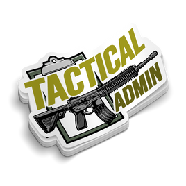 Tactical Admin | Funny Military Stickers