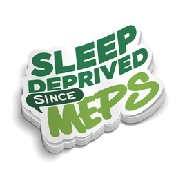 Sleep Deprived | Funny Military Stickers