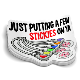 Just Putting a Few Stickies On Ya EKG Sticker