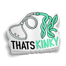 Thats Kinky Nasal Cannula Sticker