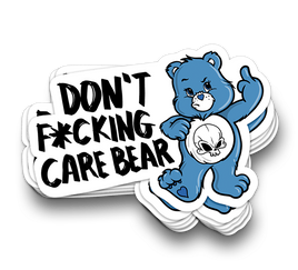 Don't Fu*king Care | Funny Sarcastic Tumbler Stickers