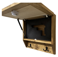 Family Tree Wall-Mounted Gun Cabinet – Hidden Secure Storage with Heartfelt Design