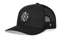 San Diego Trucker Hat  |  Black SD X Snapback