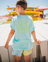 Beach Bum (front) / Ocean Sunset (back) - Child Tee