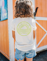 Beach Bum (front) / Ocean Sunset (back) - Child Tee