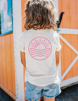 Beach Bum (front) / Ocean Sunset (back) - Child Tee