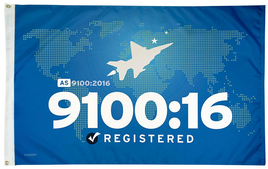 ISO 9100:16 Flag