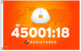 ISO 45001:18 Flag