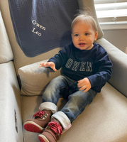 CUSTOM EMBROIDERED OUTLINE NAME - CHILD SWEATER