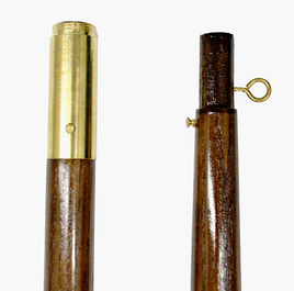 Oak Finished Display Poles