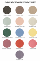 Embroidered PIGMENT Crewneck - MAMA - Outline