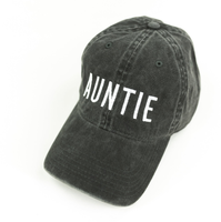 (Choose Your Grandma/Mom Name) - Block Font - Heather Black Baseball Cap