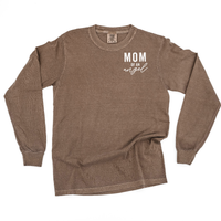 Mama/Mom of Angel(s) - Long Sleeve Comfort Colors Tee