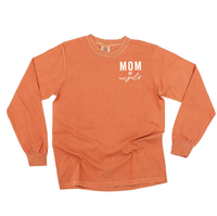 Mama/Mom of Angel(s) - Long Sleeve Comfort Colors Tee