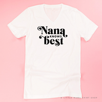 "______ Knows Best" - (Choose Your Grandma Name) - Unisex Tee