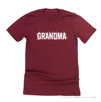 (Choose Your Grandma Name) - Floral Design - Unisex Tee