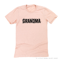 (Choose Your Grandma Name) - Floral Design - Unisex Tee