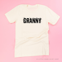 (Choose Your Grandma Name) - Floral Design - Unisex Tee