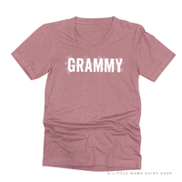 (Choose Your Grandma Name) - Floral Design - Unisex Tee