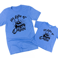 We Ride at Dawn - (Choose Your Mower) - Set of 2 Tee