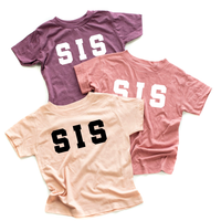 Varsity 'Sis' Sibling Tees - (Choose Your Role) - Child Tee