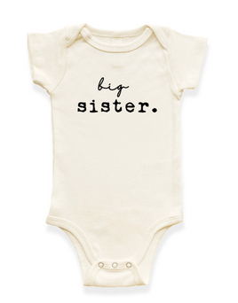 Big Sister Organic Baby Bodysuit