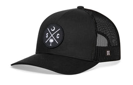 South Carolina Trucker Hat  |  Black SC X Snapback