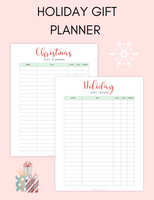 Holiday Gift Planner